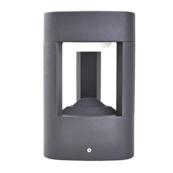 Podstavné svietidlo Lucande LED Pirron, 20 cm, trojuholníkové, IP54