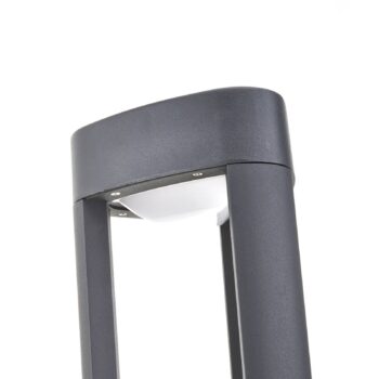 Podstavné svietidlo Lucande LED Pirron, 50 cm, trojuholníkové, IP54