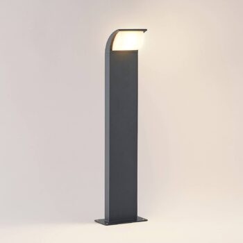 Podstavné svietidlo Lucande LED Tinna, 60 cm, antracit, IP65