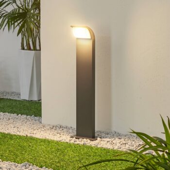 Podstavné svietidlo Lucande LED Tinna, 60 cm, antracit, IP65
