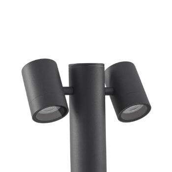 Podstavné svietidlo Lucande Maloney, 50 cm, antracit, IP54