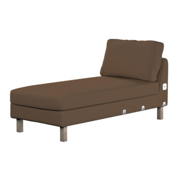 Poťah ležadlo Karlstad, krátky, mocca, 80 x 160 x 80 cm, Cotton Panama, 702-02