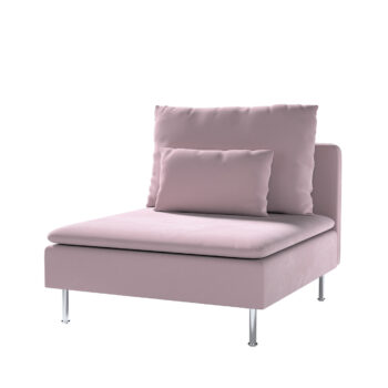 Poťah na 1 sed. diel Söderhamn, Gammelrosa, Poťah na 1 sed. diel Söderhamn, Velvet, 704-14