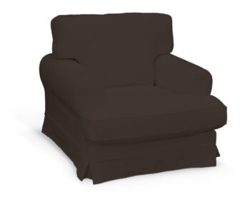 Poťah na kreslo Ekeskog, čokoládová, Poťah na kreslo Ekeskog, Cotton Panama, 702-03