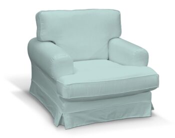 Poťah na kreslo Ekeskog, pastelovo belasá, Poťah na kreslo Ekeskog, Cotton Panama, 702-10
