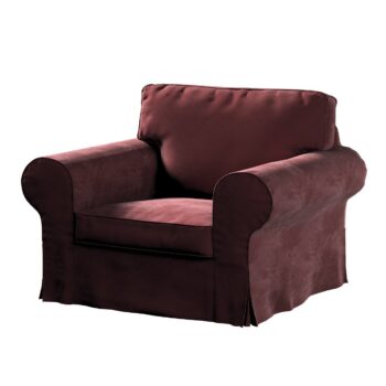 Poťah na kreslo Ektorp, Bordeaux, Poťah na kreslo Ektorp, Velvet, 704-26