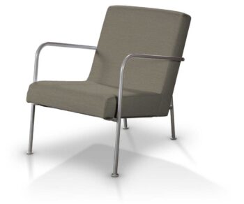 Poťah na kreslo Ikea PS, béžovo-sivá melanž, Poťah na kreslo Ikea PS, Living 2, 161-07