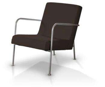 Poťah na kreslo Ikea PS, čokoládová, Poťah na kreslo Ikea PS, Cotton Panama, 702-03