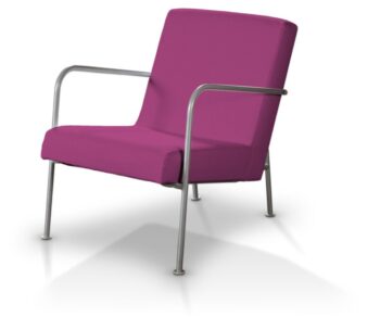 Poťah na kreslo Ikea PS, cyklamenová, Poťah na kreslo Ikea PS, Etna, 705-23