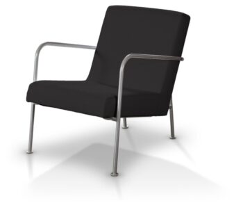 Poťah na kreslo Ikea PS, grafitová, Poťah na kreslo Ikea PS, Cotton Panama, 702-08