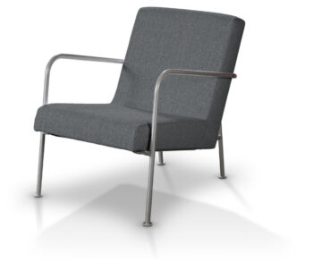 Poťah na kreslo Ikea PS, grafitovo - sivá, Poťah na kreslo Ikea PS, City, 704-86
