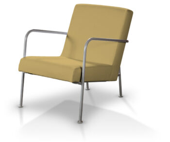 Poťah na kreslo Ikea PS, matná žltá, Poťah na kreslo Ikea PS, Cotton Panama, 702-41