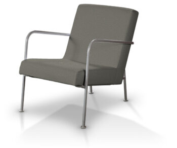 Poťah na kreslo Ikea PS, šedá, Poťah na kreslo Ikea PS, Etna, 161-25