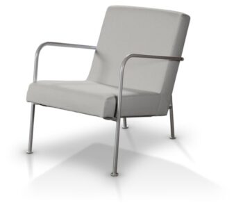 Poťah na kreslo Ikea PS, svetlo - šedá, Poťah na kreslo Ikea PS, Etna, 705-90