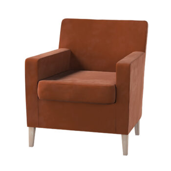 Poťah na kreslo Karlstad, Terracotta, Poťah na kreslo Karlstad, Velvet, 704-33
