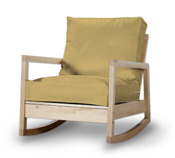 Poťah na kreslo Lillberg, matná žltá, Poťah na kreslo Lillberg, Cotton Panama, 702-41