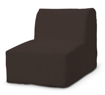 Poťah na kreslo Lycksele, jednoduchý, čokoládová, Poťah na kreslo Lycksele, Cotton Panama, 702-03