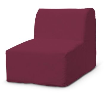 Poťah na kreslo Lycksele, jednoduchý, slivková, Poťah na kreslo Lycksele, Cotton Panama, 702-32