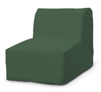 Poťah na kreslo Lycksele, jednoduchý, zelená, Poťah na kreslo Lycksele, Cotton Panama, 702-06