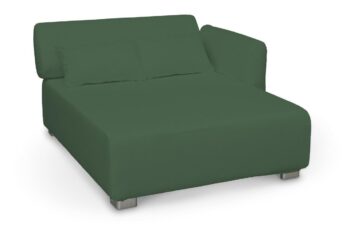 Poťah na kreslo Mysinge, zelená, Poťah na kreslo Mysinge, Cotton Panama, 702-06