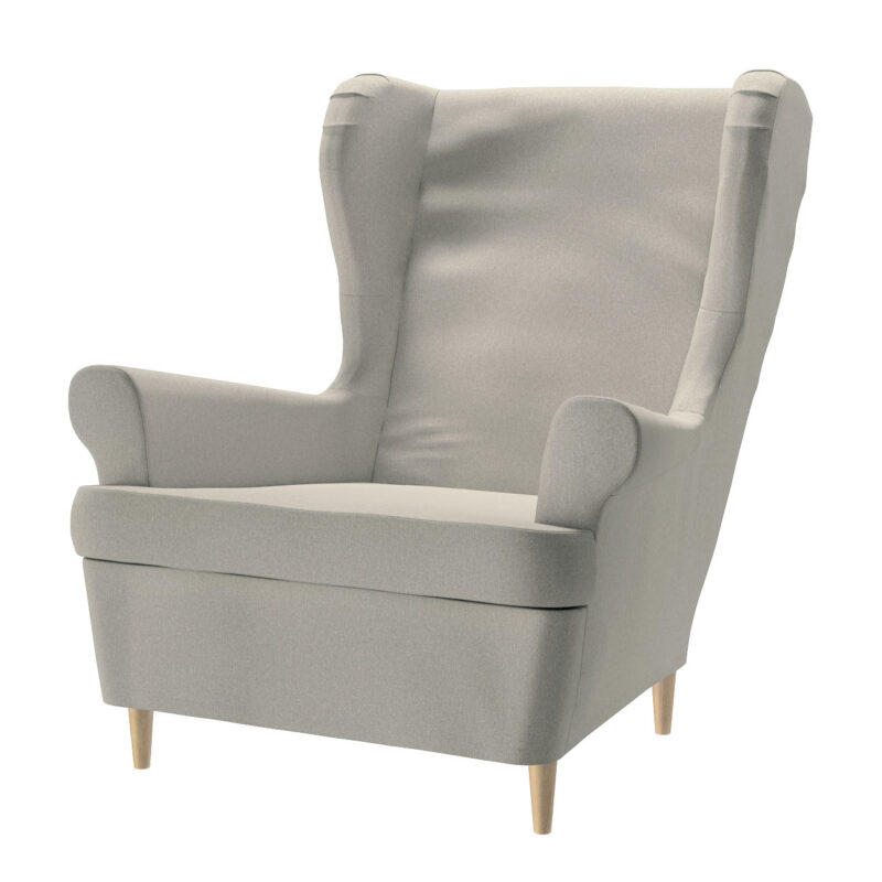 Poťah na kreslo Strandmon, béžová melanž, Amsterdam, 704-54 Poťah na kreslo Strandmon, béžová melanž, Amsterdam, 704-54