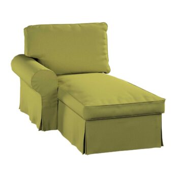 Poťah na ležadlo Ektorp (ľavé), zelená, Poťah na ležadlo Ektorp - ľavé, Living Velvet, 704-78