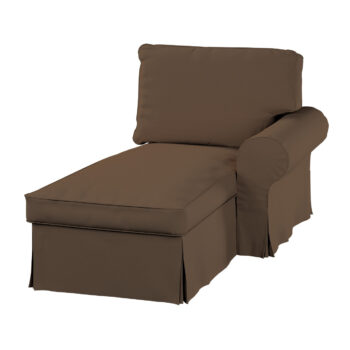 Poťah na ležadlo Ektorp (pravé), mocca, Ležadlo Ektorp - pravé, Cotton Panama, 702-02