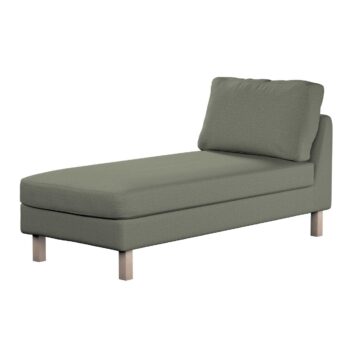 Poťah na ležadlo Karlstad, krátky, svetlá khaki, 80 x 160 x 80 cm, Living 2, 161-11