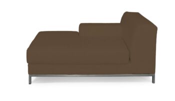 Poťah na ležadlo Kramfors ľavostranné, mocca, Poťah na ležadlo Kramfors ľavostranné, Cotton Panama, 702-02