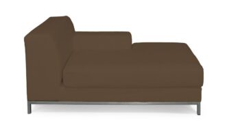 Poťah na ležadlo Kramfors pravostranné, mocca, Poťah na ležadlo Kramfors pravostranné, Cotton Panama, 702-02