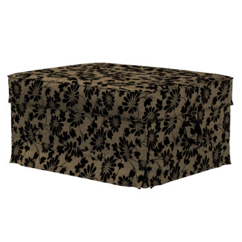 Poťah na podnožku Ektorp Bromma, béžová a čierna, Poťah na podnožku Ektorp Bromma, Living 2, 162-11