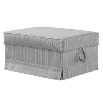 Poťah na podnožku Ektorp Bromma, čierna a béžová, Poťah na podnožku Ektorp Bromma, Living 2, 162-24