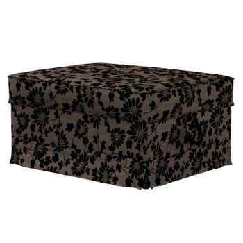 Poťah na podnožku Ektorp Bromma, hnedá a čierna, Poťah na podnožku Ektorp Bromma, Living 2, 162-10