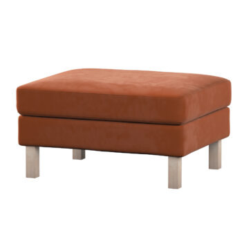 Poťah na podnožku Karlstad, Terracotta, Poťah na podnožku Karlstad, Velvet, 704-33