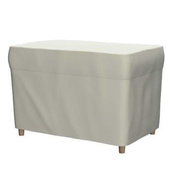 Poťah na podnožku Strandmon, OffWhite, 60 x 42 x 41 cm , Velvet, 704-10