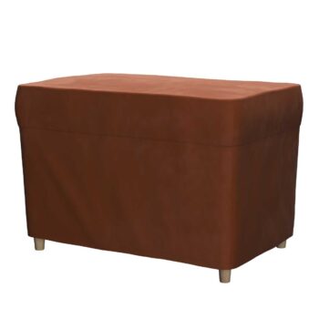 Poťah na podnožku Strandmon, Terracotta, 60 x 42 x 41 cm , Velvet, 704-33