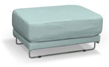 Poťah na podnožku Tylösand, pastelovo belasá, Poťah na podnožku Tylösand, Cotton Panama, 702-10