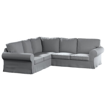 Poťah na rohovú sedačku Ektorp, tmavo - sivá, Poťah na rohovú sedačku Ektorp, Ingrid, 705-42