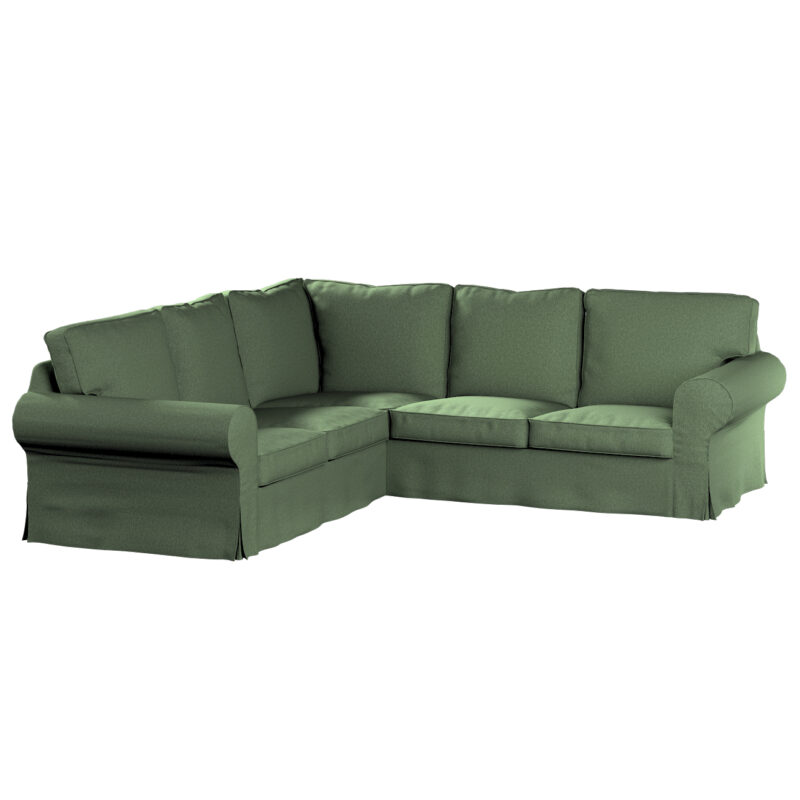 Poťah na rohovú sedačku Ektorp, zelená, Poťah na rohovú sedačku Ektorp, Amsterdam, 704-44 Poťah na rohovú sedačku Ektorp, zelená, Poťah na rohovú sedačku Ektorp, Amsterdam, 704-44