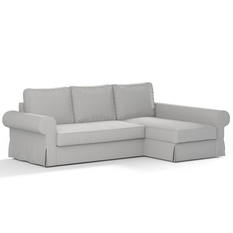 Poťah na sedačku Backabro (rozkladacia) s ležadlom, sivá, poťah na sedačku Backabro (rozkladacia) s ležadlom, Chenille, 702-23 Poťah na sedačku Backabro (rozkladacia) s ležadlom, sivá, poťah na sedačku Backabro (rozkladacia) s ležadlom, Chenille, 702-23