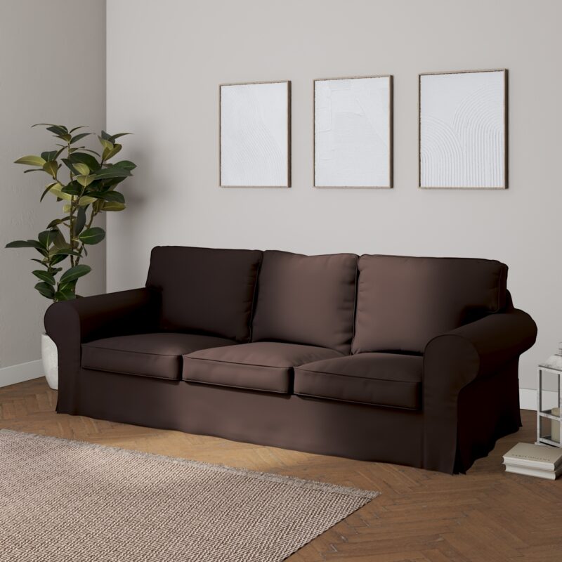 Poťah na sedačku Ektorp STARÝ MODEL (rozkladacia, pre 3 osoby), čokoládová, Poťah na sedačku Ektorp pre 3 osoby - rozkladacia, Cotton Panama, 702-03 Poťah na sedačku Ektorp STARÝ MODEL (rozkladacia, pre 3 osoby), čokoládová, Poťah na sedačku Ektorp pre 3 osoby - rozkladacia, Cotton Panama, 702-03