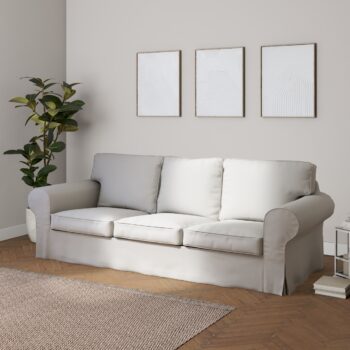 Poťah na sedačku Ektorp STARÝ MODEL (rozkladacia, pre 3 osoby), svetlo - šedá, Poťah na sedačku Ektorp pre 3 osoby - rozkladacia, Etna, 705-90