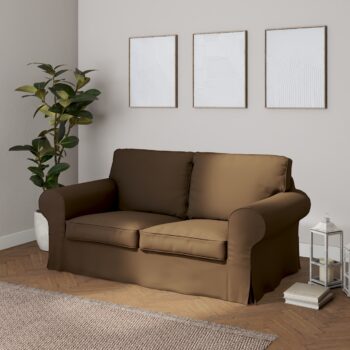 Poťah na sedačku Ektorp (rozkladacia, pre 2 osoby) NOVÝ MODEL 2012, mocca, Poťah na sedačku Ektorp rozkladacia pre 2 osoby NOVÝ MODEL, Cotton Panama, 702-02