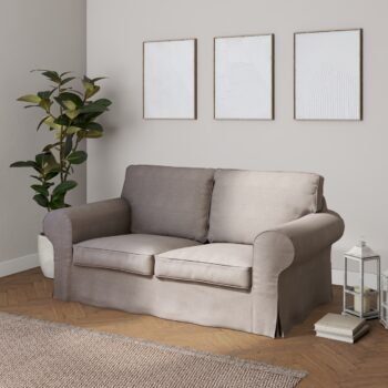 Poťah na sedačku Ektorp (rozkladacia, pre 2 osoby) STARÝ MODEL, béžovo - sivá, poťah na sedačku Ektorp pre 2 osoby - rozkladacia, Etna, 705-09