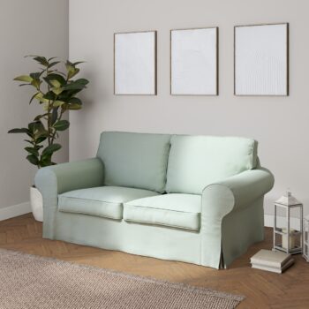 Poťah na sedačku Ektorp (rozkladacia, pre 2 osoby) STARÝ MODEL, pastelová modrá, poťah na sedačku Ektorp pre 2 osoby - rozkladacia, Madrid, 161-61