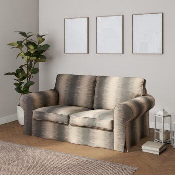 Poťah na sedačku Ektorp (rozkladacia, pre 2 osoby) STARÝ MODEL, sivo-béžová, poťah na sedačku Ektorp pre 2 osoby - rozkladacia, Living, 106-57