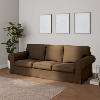 Poťah na sedačku Ektorp (rozkladacia, pre 3 osoby) NOVÝ MODEL 2013, mocca, Poťah na sedačku Ektorp 3-os rozkladacia nový model 2013, Cotton Panama, 702-02