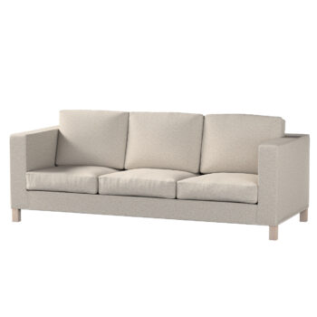 Poťah na sedačku Karlanda  (pre 3 osoby,nerozkladacia,krátky), sivo-béžový melanž, Poťah na sedačku Karlanda pre 3-os., krátky, Madrid, 162-28