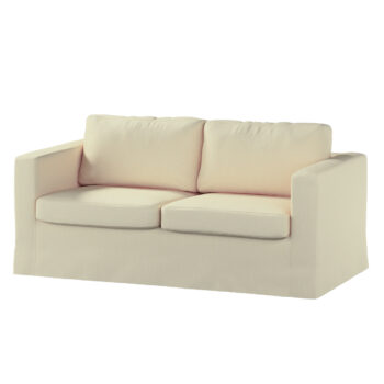 Poťah na sedačku Karlstad (nerozkladací, 2-miestny, dlhý), krémová, 165 x 89 x 64 cm, Chenille, 161-39