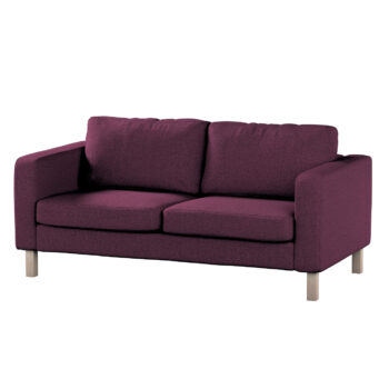 Poťah na sedačku Karlstad (nerozkladací, 2-miestny, krátky), fialová, 165 x 89 x 64 cm, Living, 161-38